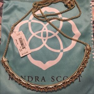 Kendra Scott Lucy adjustable necklace in gold